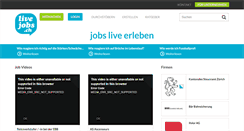 Desktop Screenshot of livejobs.ch