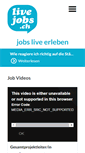 Mobile Screenshot of livejobs.ch
